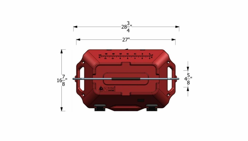 Premium Ice chest Cooler and host box | Hard Cooler 50-80 Red