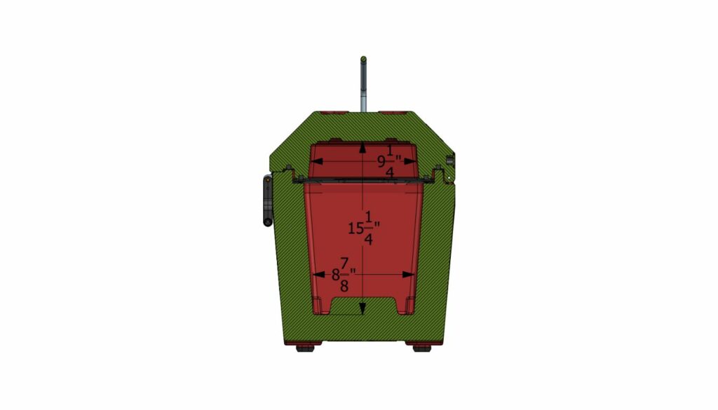 Premium Ice chest Cooler Green And Red and host box | Hard Cooler 50-80